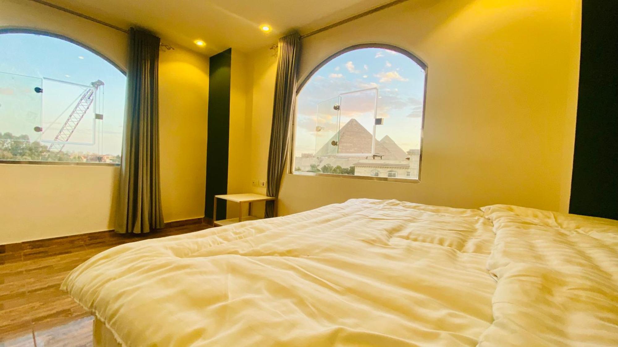 Oh Pyramids View Hotel Kafret el-Gabal Kültér fotó