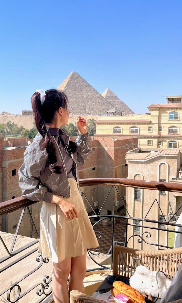 Oh Pyramids View Hotel Kafret el-Gabal Kültér fotó