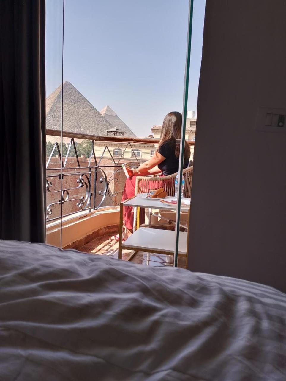 Oh Pyramids View Hotel Kafret el-Gabal Kültér fotó
